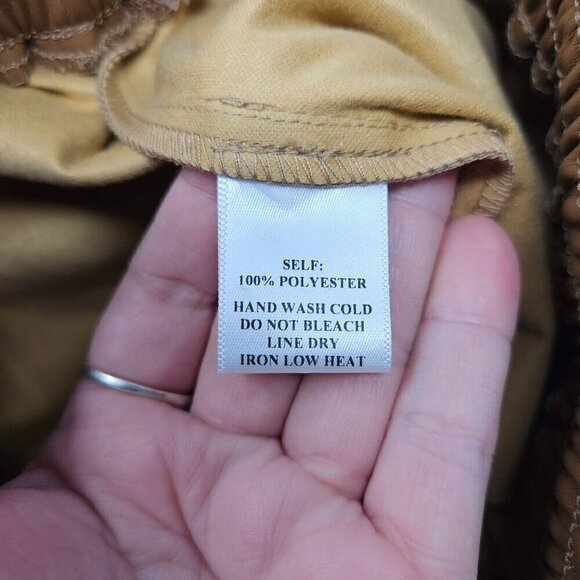 Altar’d State Faux Leather Shorts In Taupe Brown Women’s Size S NEW Relaxed - Picture 6 of 10